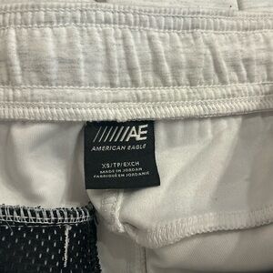 American eagle joggers in light grey